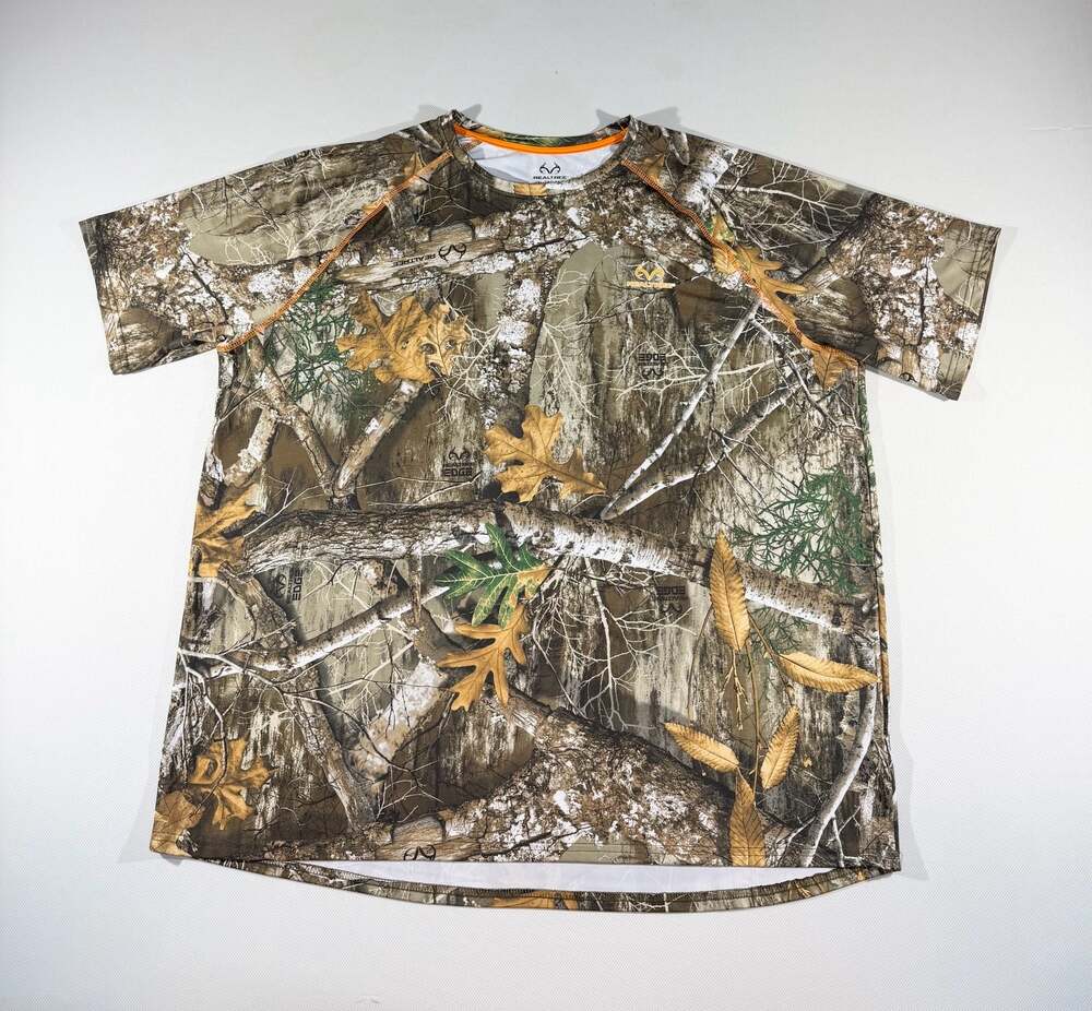 Realtree No Fly Zone Performance Hunting Short Sleeve T-Shirt Realtree Edge Camo